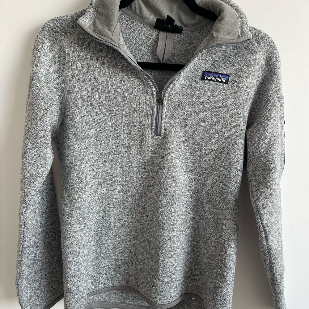 Patagonia Women’s Better Sweater 1/4-zip Fleece Heather Gray